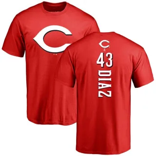 Youth Cincinnati Reds Alexis Diaz Red Backer T-Shirt